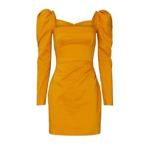 Manning Cartell Victory Lap Yellow Mini Dress Size 6 MSRP: $498
